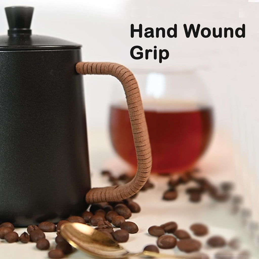 Macnoa Coffee Pot, Gooseneck Sprout, Hand wound Grip Macnoa Coffee Pot, Gooseneck Sprout, Hand wound Grip