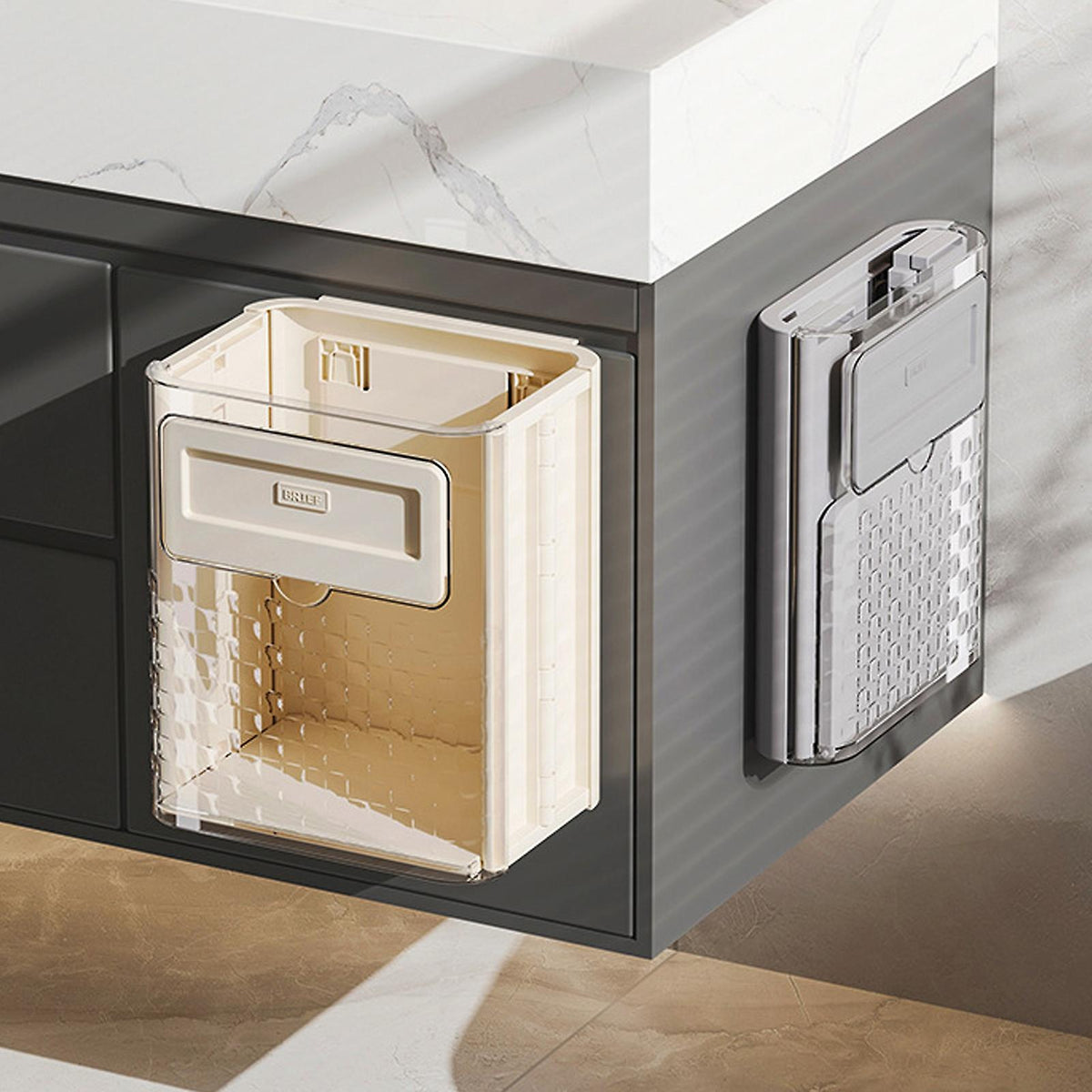 Wall-Mounted Garbage Box.