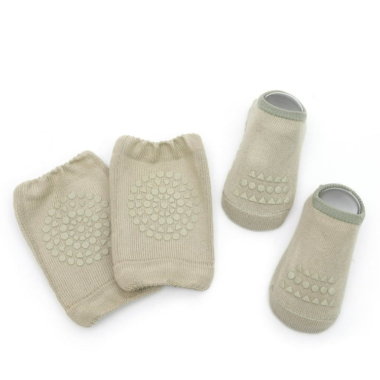 Light Green Knee and Elbow Socks Set.