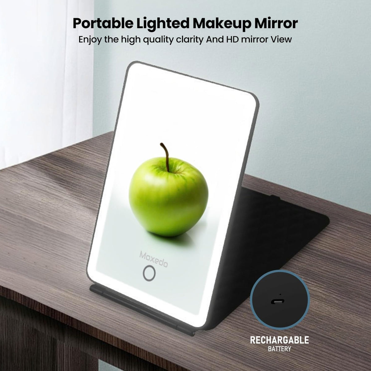 portable lighted makeup mirror of Vanity Makeup Mirror