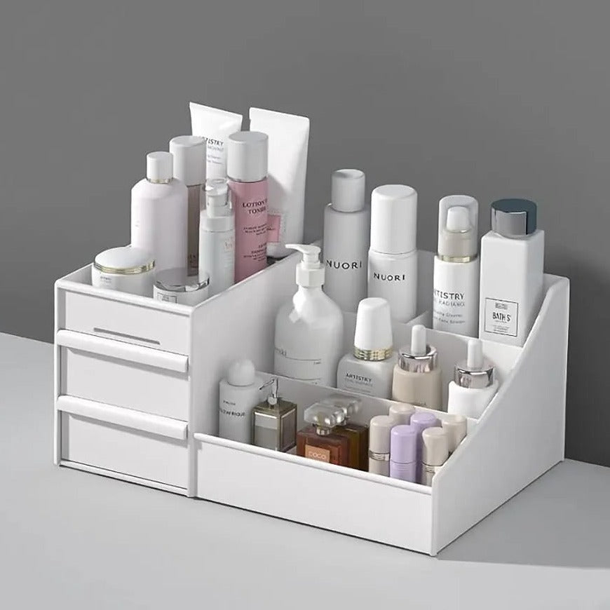 Makeup Desk Organizer, Multi-functional Storage Rack Box With Drawers For Bedroom, Bathroom Makeup Desk Organizer, Multi-functional Storage Rack Box With Drawers For Bedroom, Bathroom