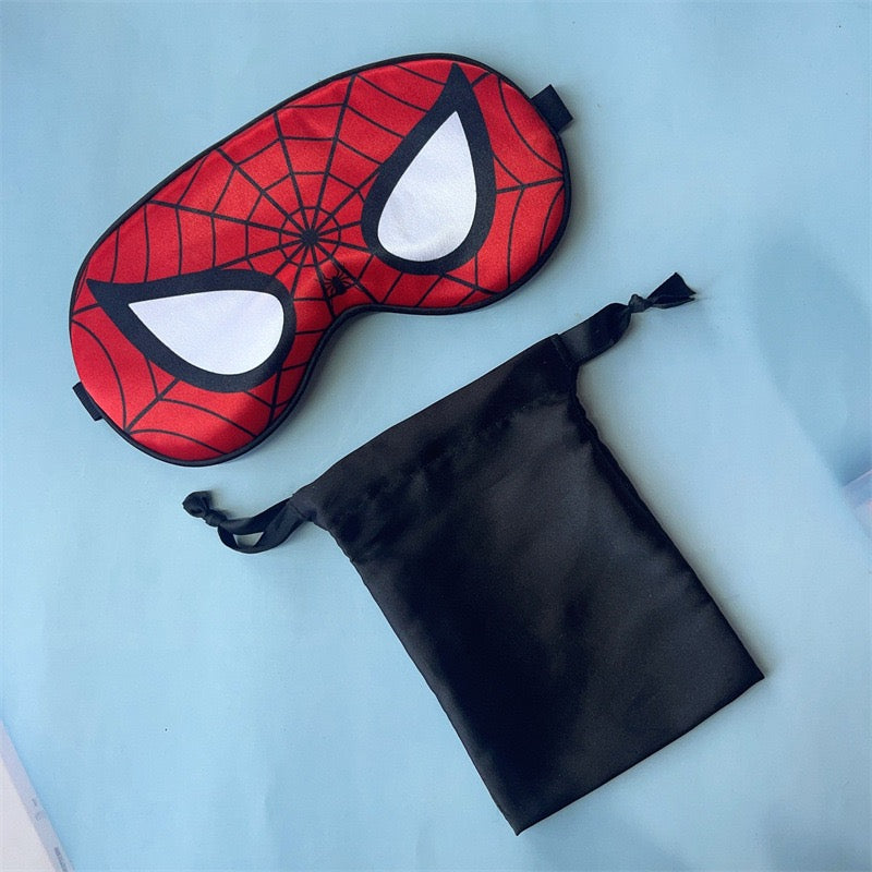 Spiderman Sleep Mask, Soft Breathable Cartoon Design, Adjustable Blindfold Eye Cover Spiderman Sleep Mask, Soft Breathable Cartoon Design, Adjustable Blindfold Eye Cover