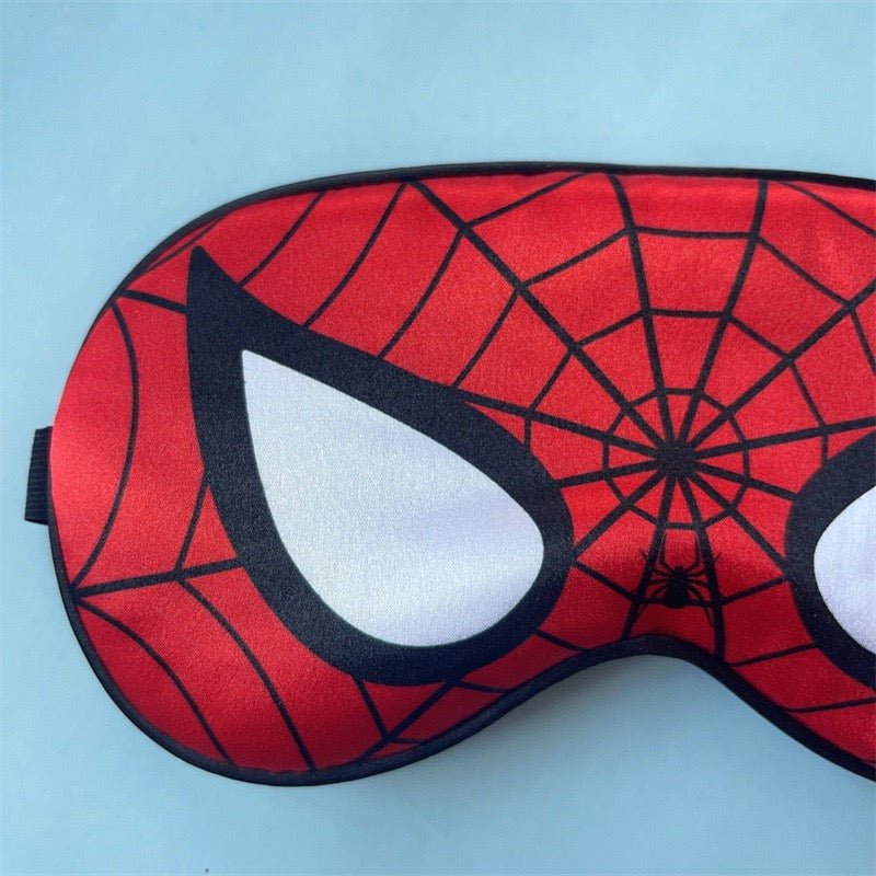 Spiderman Sleep Mask, Soft Breathable Cartoon Design, Adjustable Blindfold Eye Cover Spiderman Sleep Mask, Soft Breathable Cartoon Design, Adjustable Blindfold Eye Cover