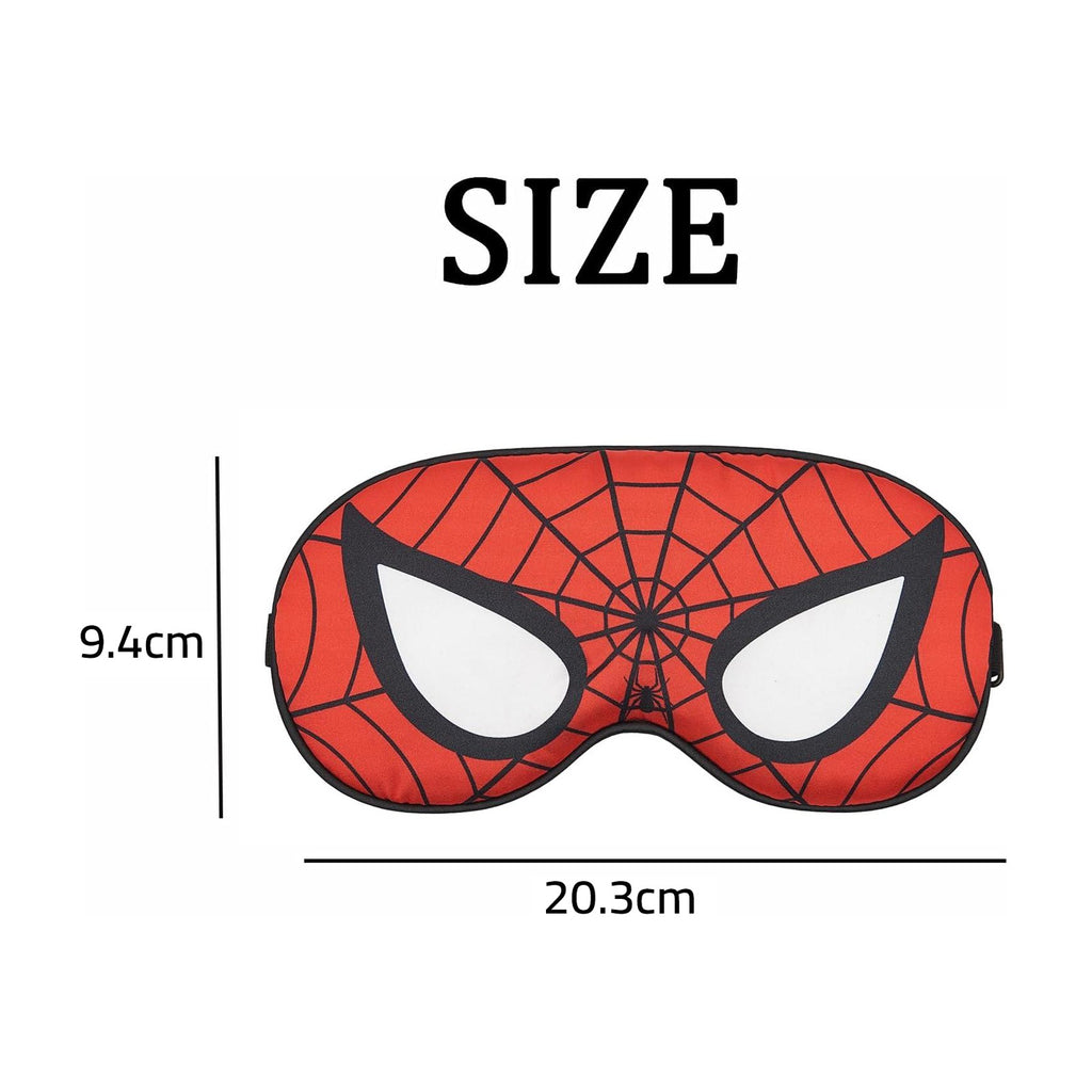 Spiderman Sleep Mask, Soft Breathable Cartoon Design, Adjustable Blindfold Eye Cover Spiderman Sleep Mask, Soft Breathable Cartoon Design, Adjustable Blindfold Eye Cover