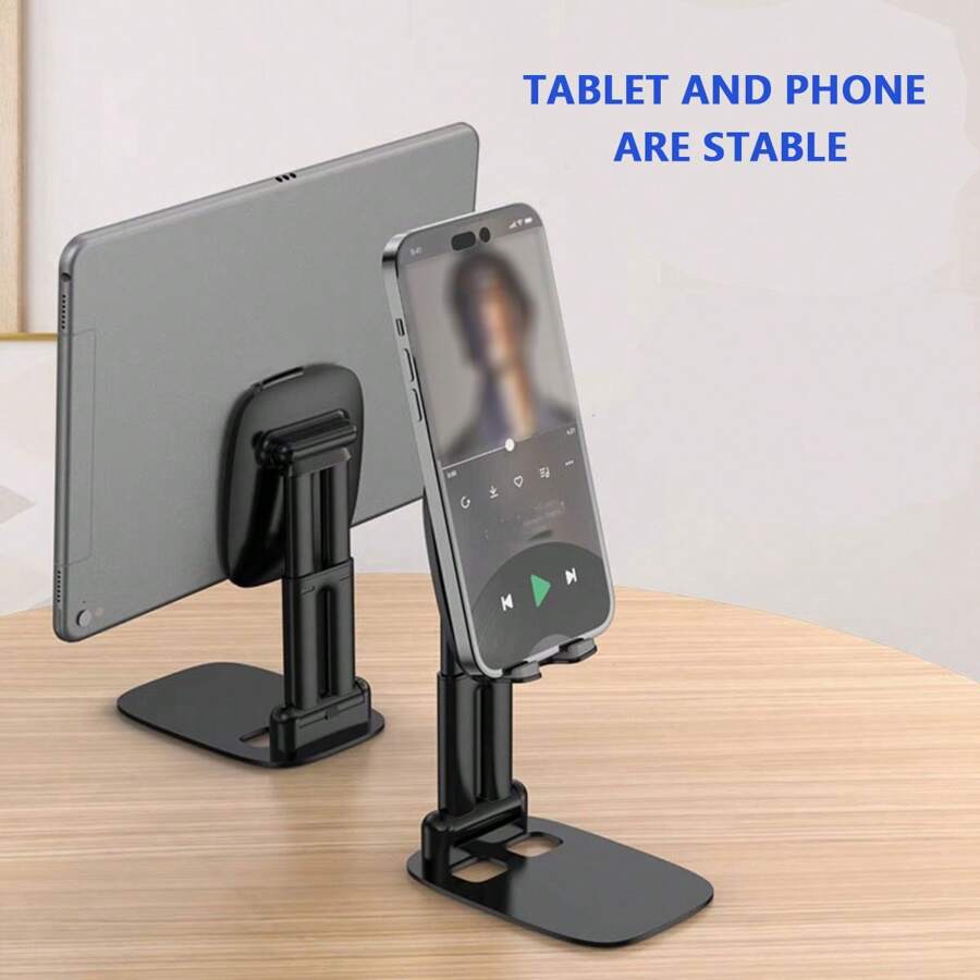 ADMOS Desktop Phone Stand, Foldable Tablet Holder, Adjustable Mobile P