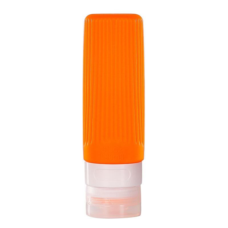 Orange Travel Toiletry Bottle.