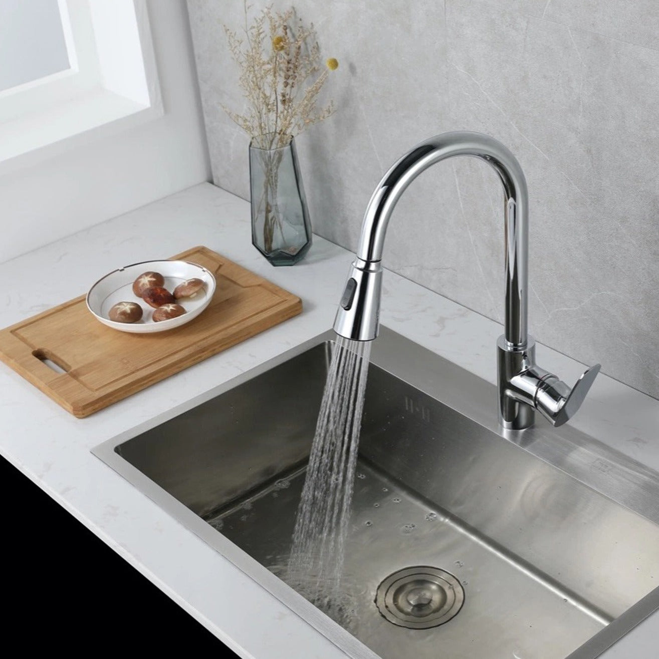 Multi-functional Kitchen Pull Out Tap.