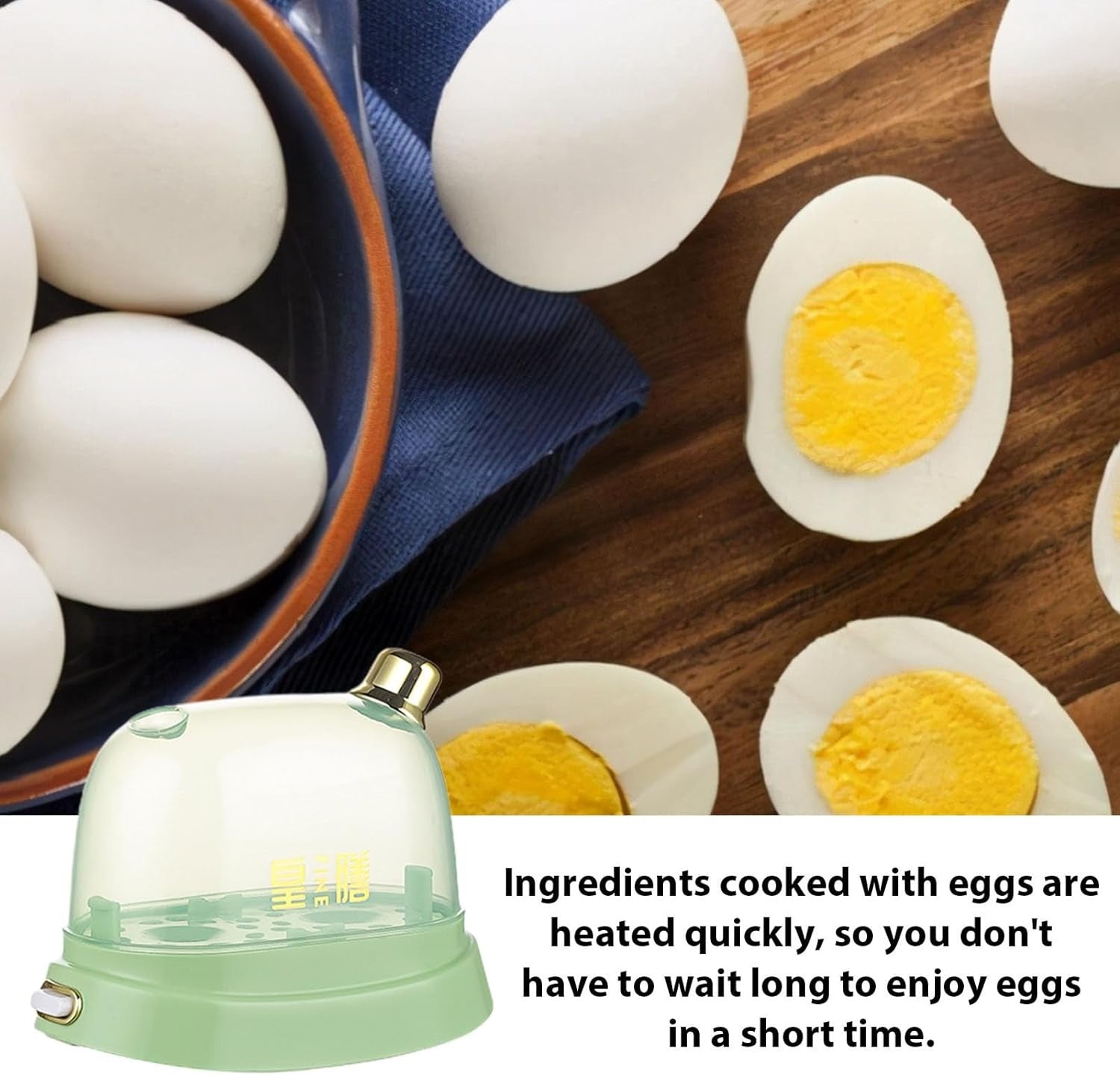 easy to use Electric Egg Boiler and Steamer 