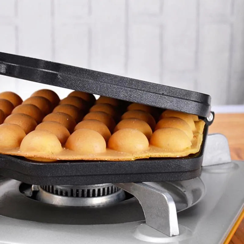 Non-stick Egg Puffs Maker Pan with items
