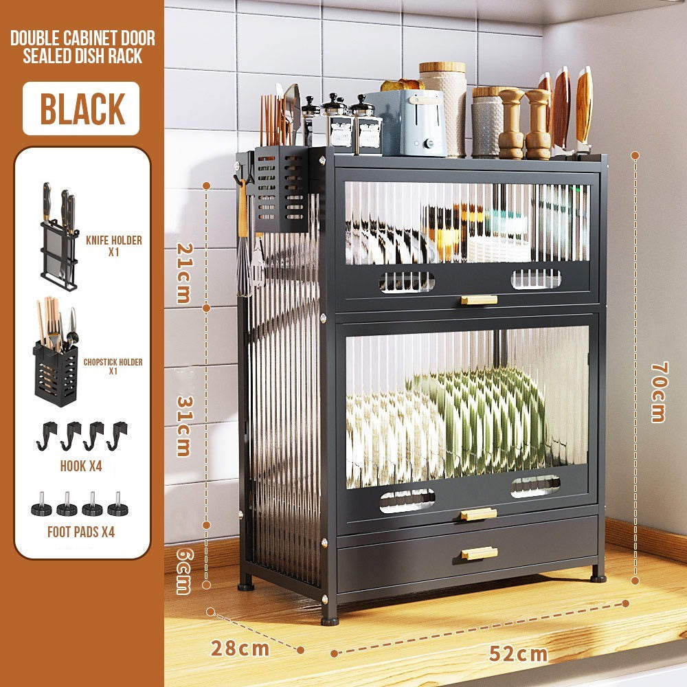 Kitchen Storage Rack Cabinet