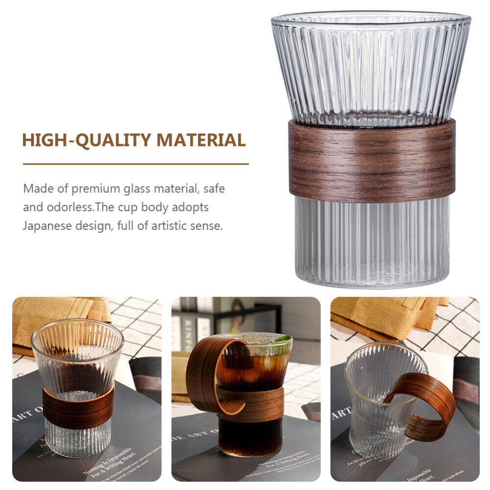 Wide Mouth Glass Coffee Mug with high-quality material