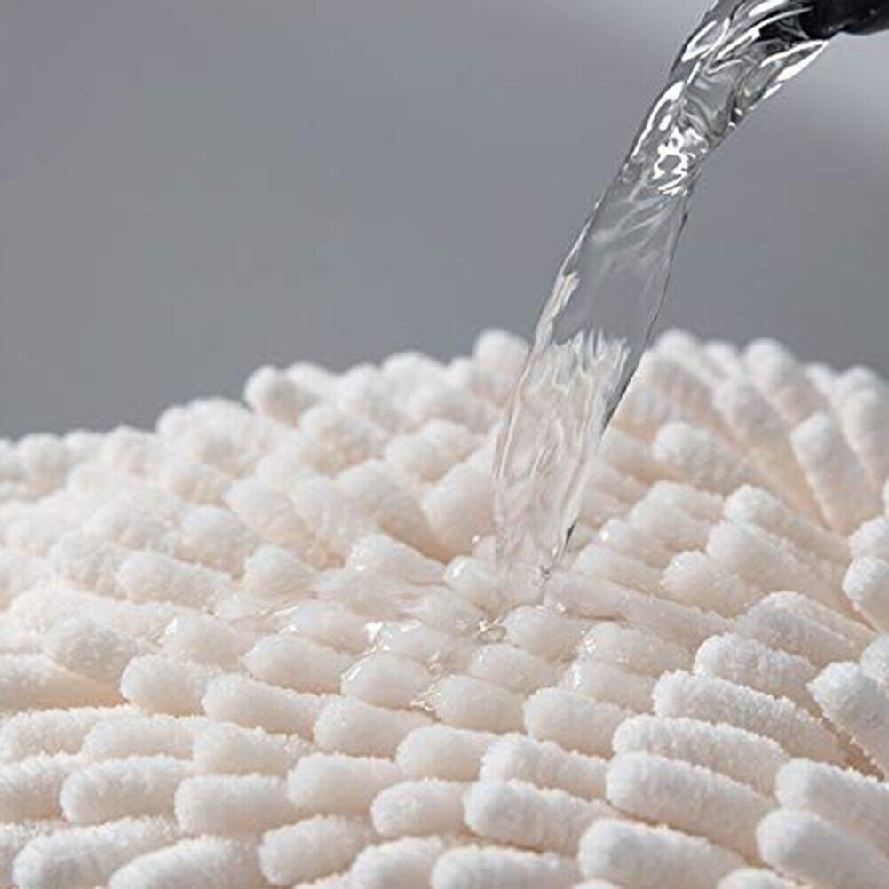 Quick Dry Chenille Hand Towel, Fluffy Soft Absorbent Microfiber Towel With Hanging Loops Quick Dry Chenille Hand Towel, Fluffy Soft Absorbent Microfiber Towel With Hanging Loops