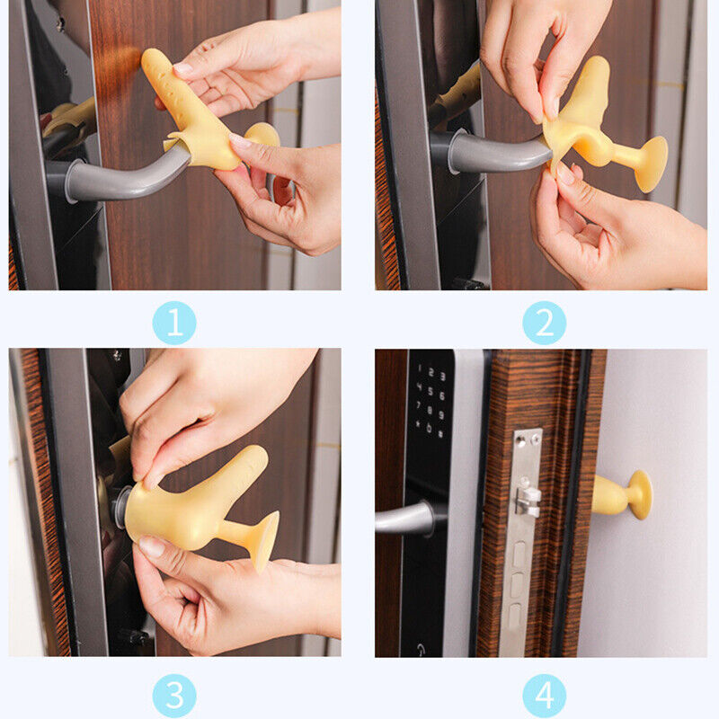 Anti-collision Silicone Door Knob Cover Anti-collision Silicone Door Knob Cover