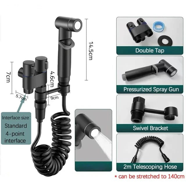 Sizes of  Dual Use Bathroom Shower.