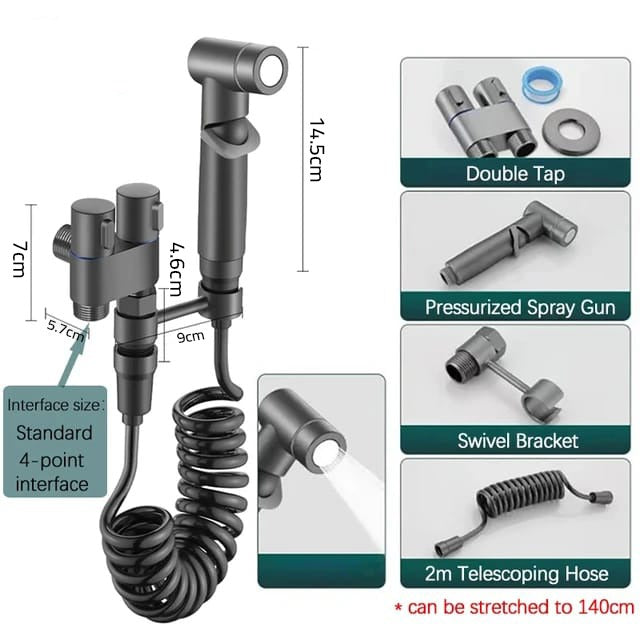 Sizes of  Dual Use Bathroom Shower.