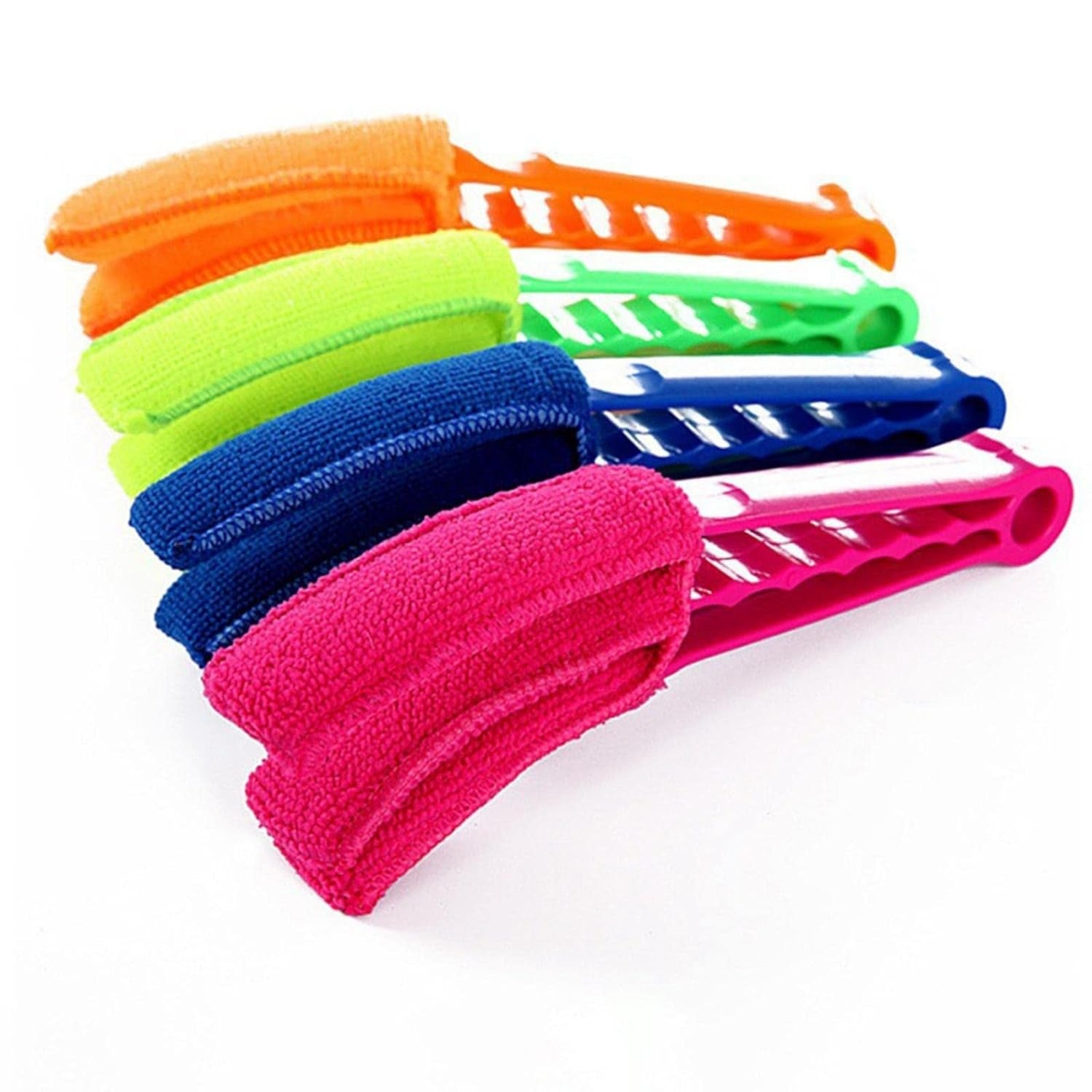 4 different colors of Microfiber Window Blinds Brush