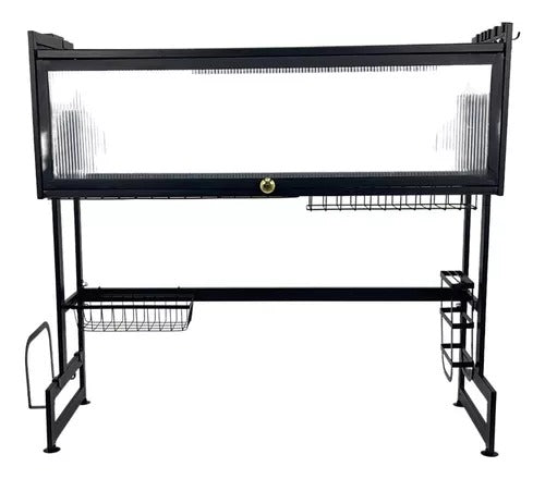 sink disk rack storage cabinet