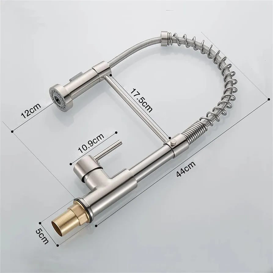 Kitchen Faucet with Pull Down Sprayer, 360° Rotation Hot and Cold Kitchen Sink Mixer Tap Kitchen Faucet with Pull Down Sprayer, 360° Rotation Hot and Cold Kitchen Sink Mixer Tap