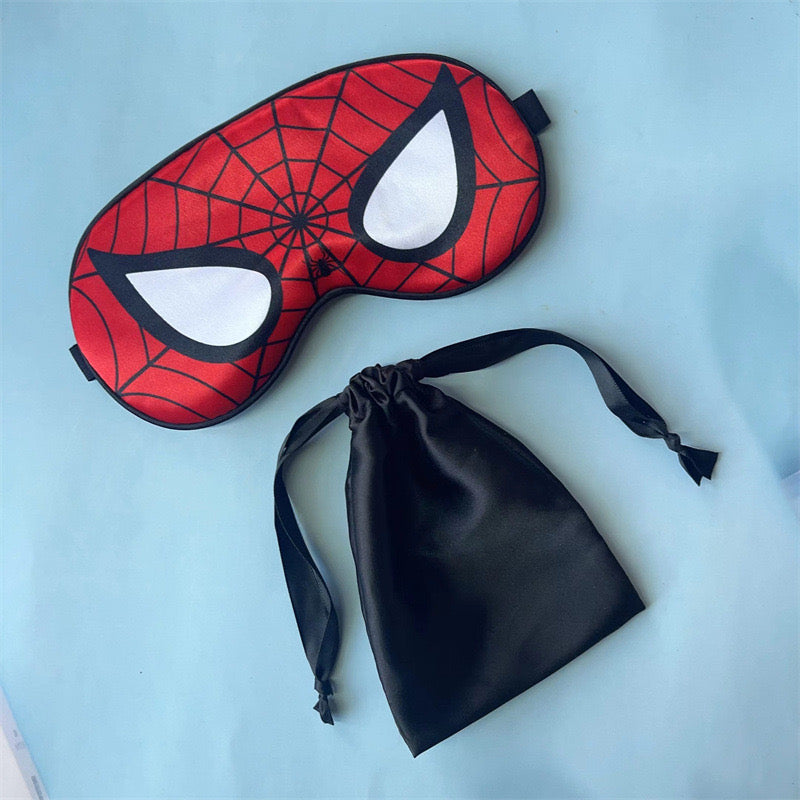 Spiderman Sleep Mask, Soft Breathable Cartoon Design, Adjustable Blindfold Eye Cover Spiderman Sleep Mask, Soft Breathable Cartoon Design, Adjustable Blindfold Eye Cover
