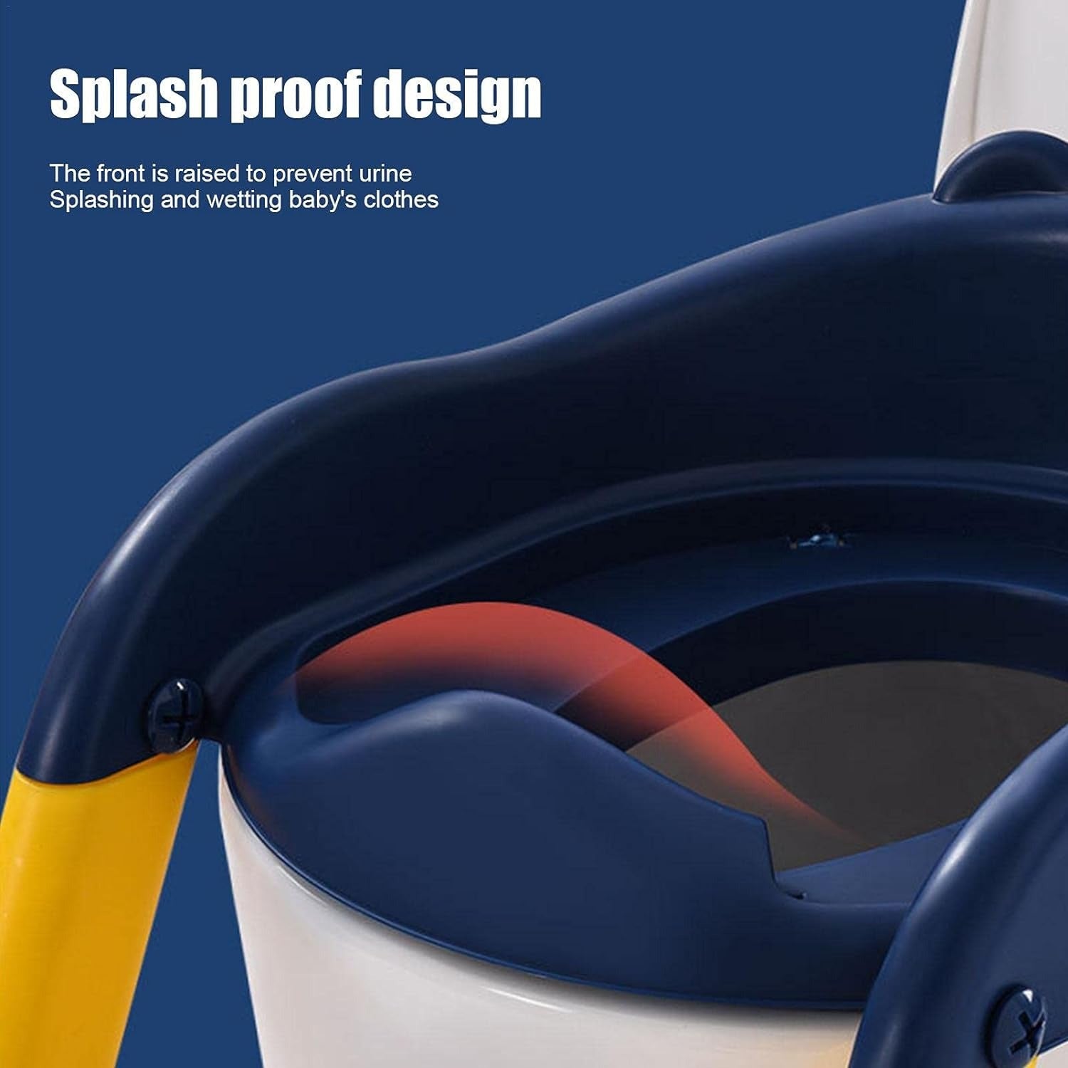 splash proof design of Toilet Potty Trainer Seat 
