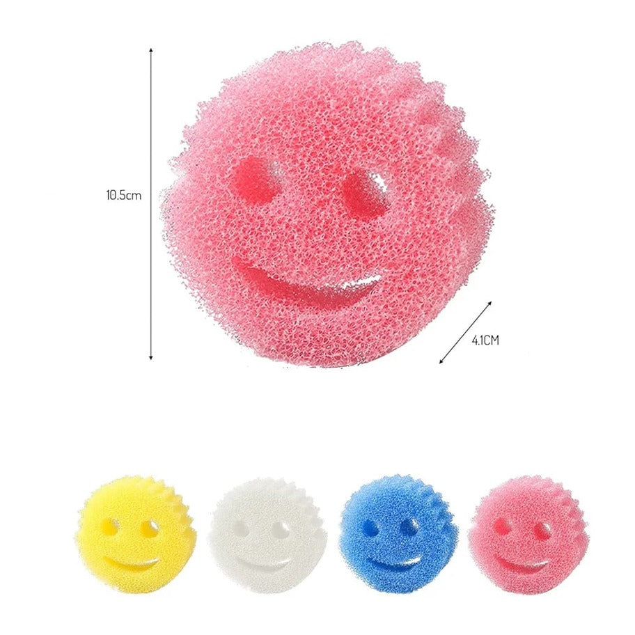 Smiley Face Kitchen Scrubber, Soft Deep Cleaning Wipe,3 Pcs Dish Washing Sponge For Kitchen Smiley Face Kitchen Scrubber, Soft Deep Cleaning Wipe,3 Pcs Dish Washing Sponge For Kitchen