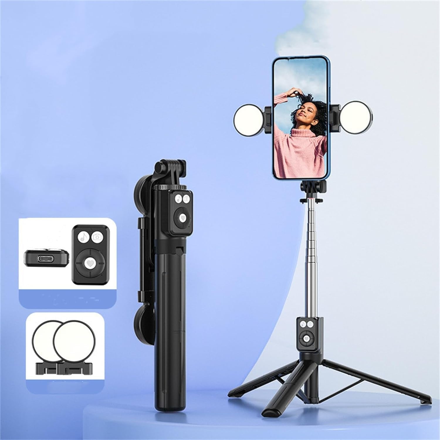 Bluetooth Selfie Stick Gimbal