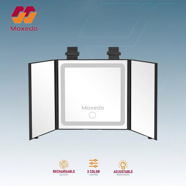 MOXEDO Car Visor Mirror Rechargeable, Foldable Vanity Mirror For Car MOXEDO Car Visor Mirror Rechargeable, Foldable Vanity Mirror For Car
