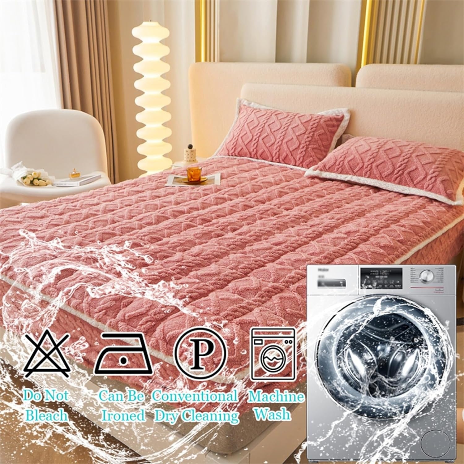 machine washable soft quilted mattress