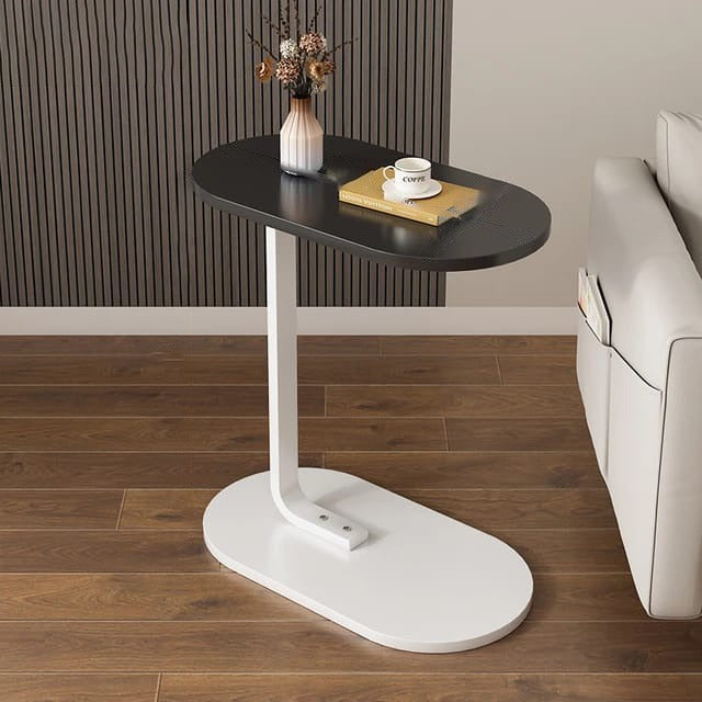 Portable Mini C-Shaped Bedroom Tea Table, Wooden Side Table Portable Mini C-Shaped Bedroom Tea Table, Wooden Side Table
