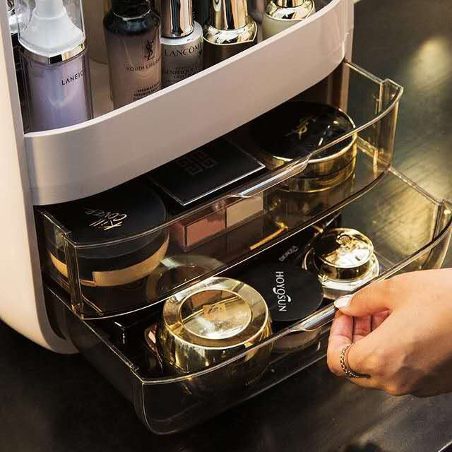 Transparent Desktop Dressing Box Cosmetic Storage Box Transparent Desktop Dressing Box Cosmetic Storage Box