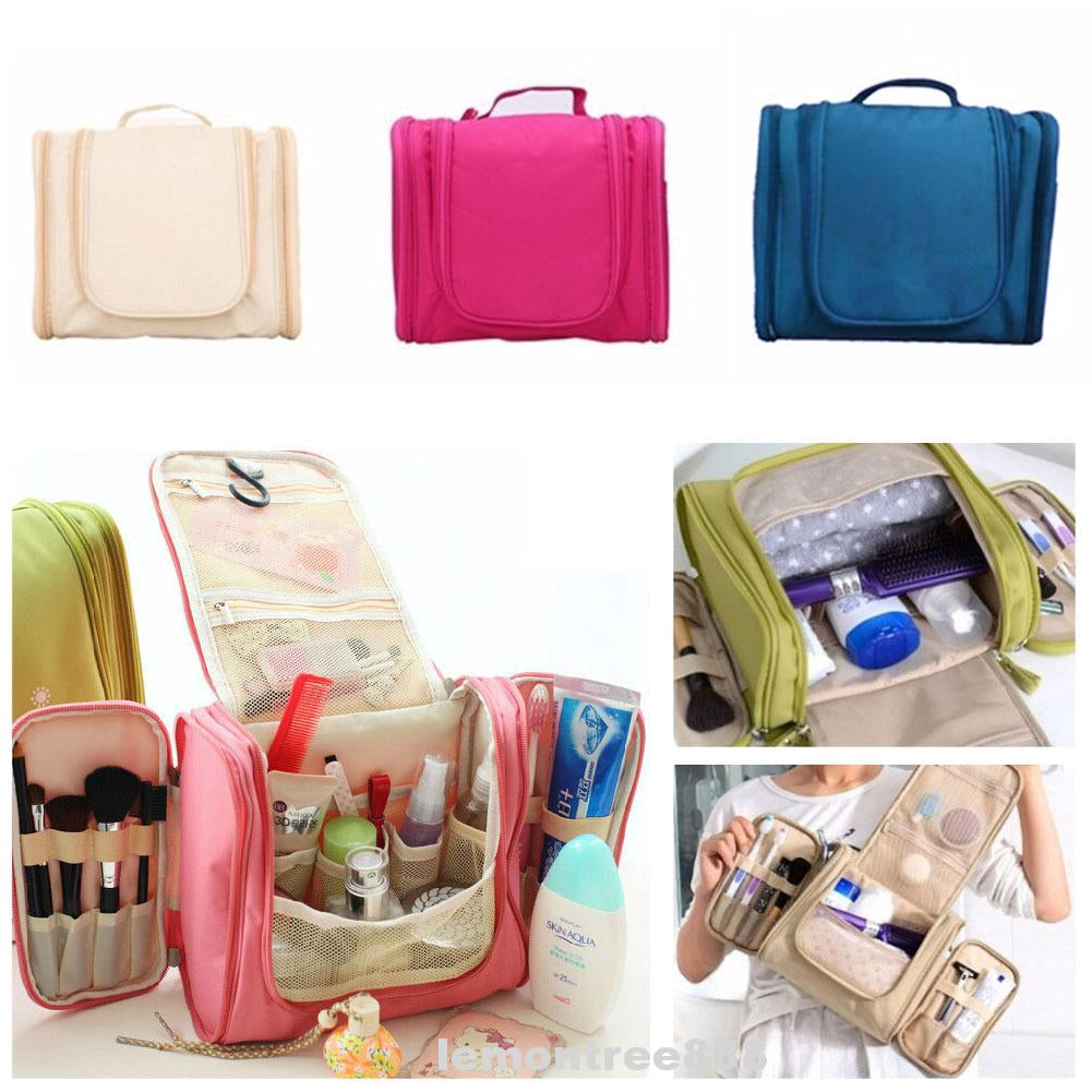 Travel Toiletry Wash Cosmetic Bag Makeup Storage Case in different color