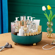 A group of makeup products on Multi-Purpose 360° Rotating Storage Tray