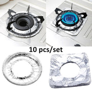 Gas stove aluminum foil paper with a 10-piece set