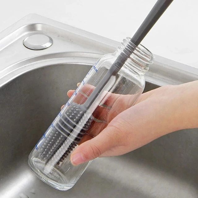 Silicone Corner Brush for Bottle, Cup Edges Cleaning Silicone Corner Brush for Bottle, Cup Edges Cleaning