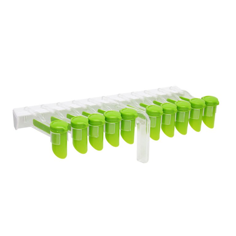 10 Clips Wall Mount Seasoning Bags Storage Rack 10 Clips Wall Mount Seasoning Bags Storage Rack