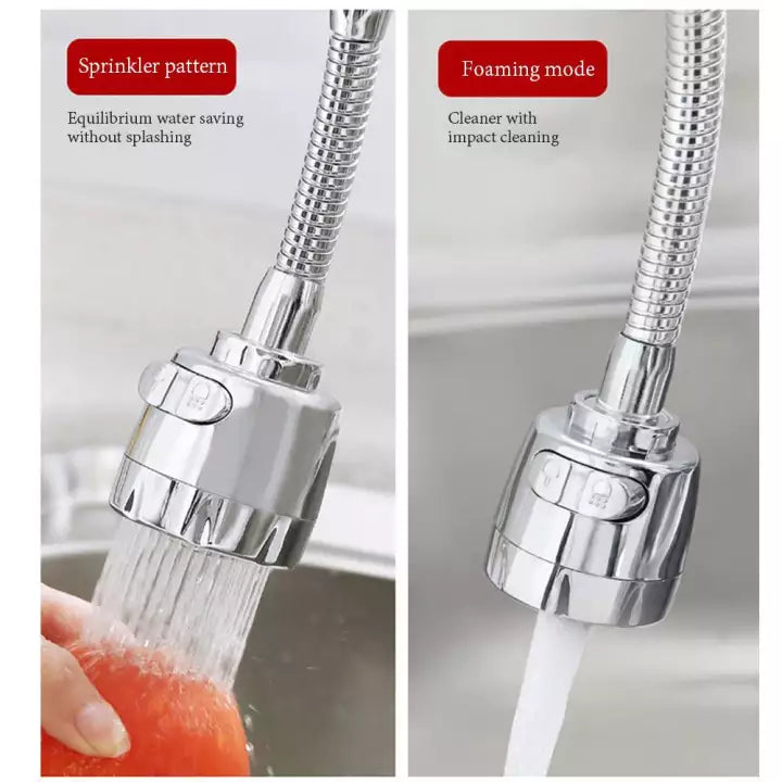 Kitchen Faucet Head 360°Swivel Water Saving 2-Function Spray Head