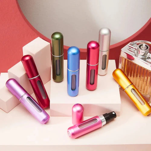 A Group Of Perfume Refill Bottle - Pocket Size Perfume Atomizer