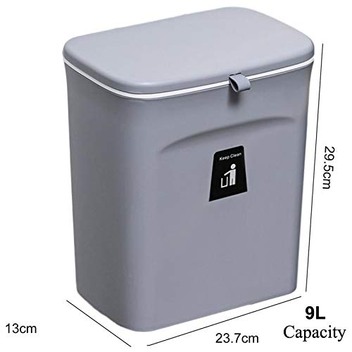 Kitchen Cabinet Door Wall Mounted Hanging Trash Can with its size