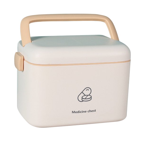 Portable Multi Layer Medical First Aid Box, Large Capacity Medicine St