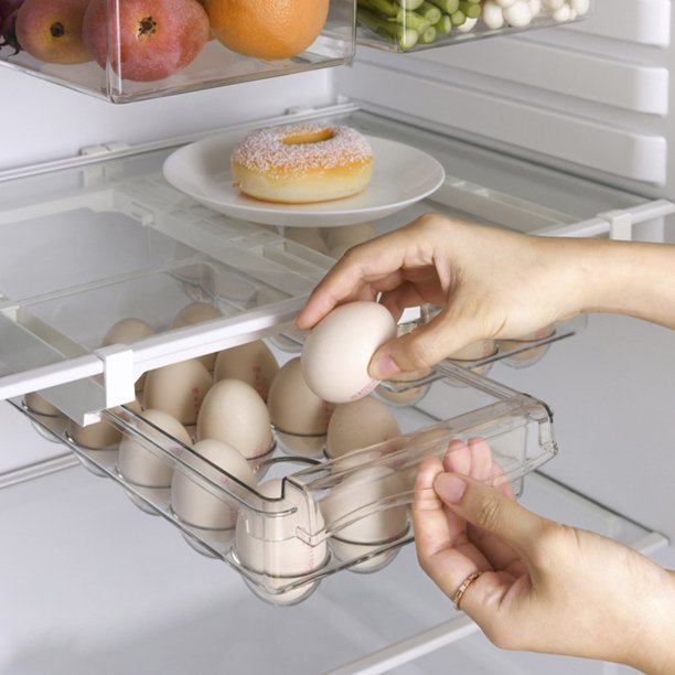 Refrigerator Drawer Transparent Organizer Rack Refrigerator Drawer Transparent Organizer Rack