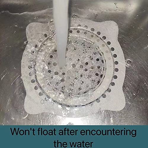 10 Pcs Disposable Sink Drain Filter Stickers - Hair & Debris Catcher 10 Pcs Disposable Sink Drain Filter Stickers - Hair & Debris Catcher