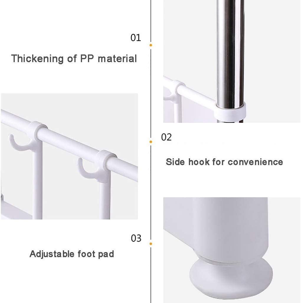 Close-up view of the 2-tier toilet storage rack with shelf