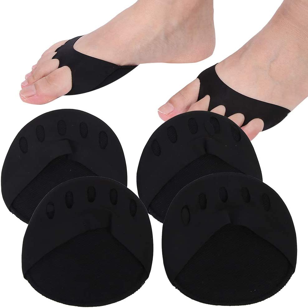 Forefoot Toe Pads for Women Black color