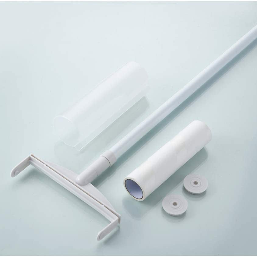 Different parts of Sticky Mop with Sticky Paper Roller