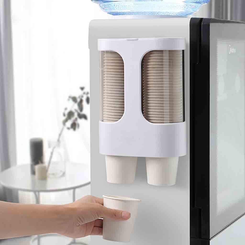 ECOCO Disposable Wall Mount Paper Cup Dispenser for 80 Cups ECOCO Disposable Wall Mount Paper Cup Dispenser for 80 Cups