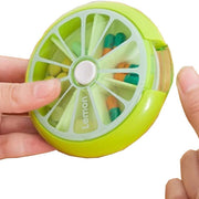 Portable Rotating Travel 7 Day Weekly Pill/Tablets Medicine Dispenser Organizer