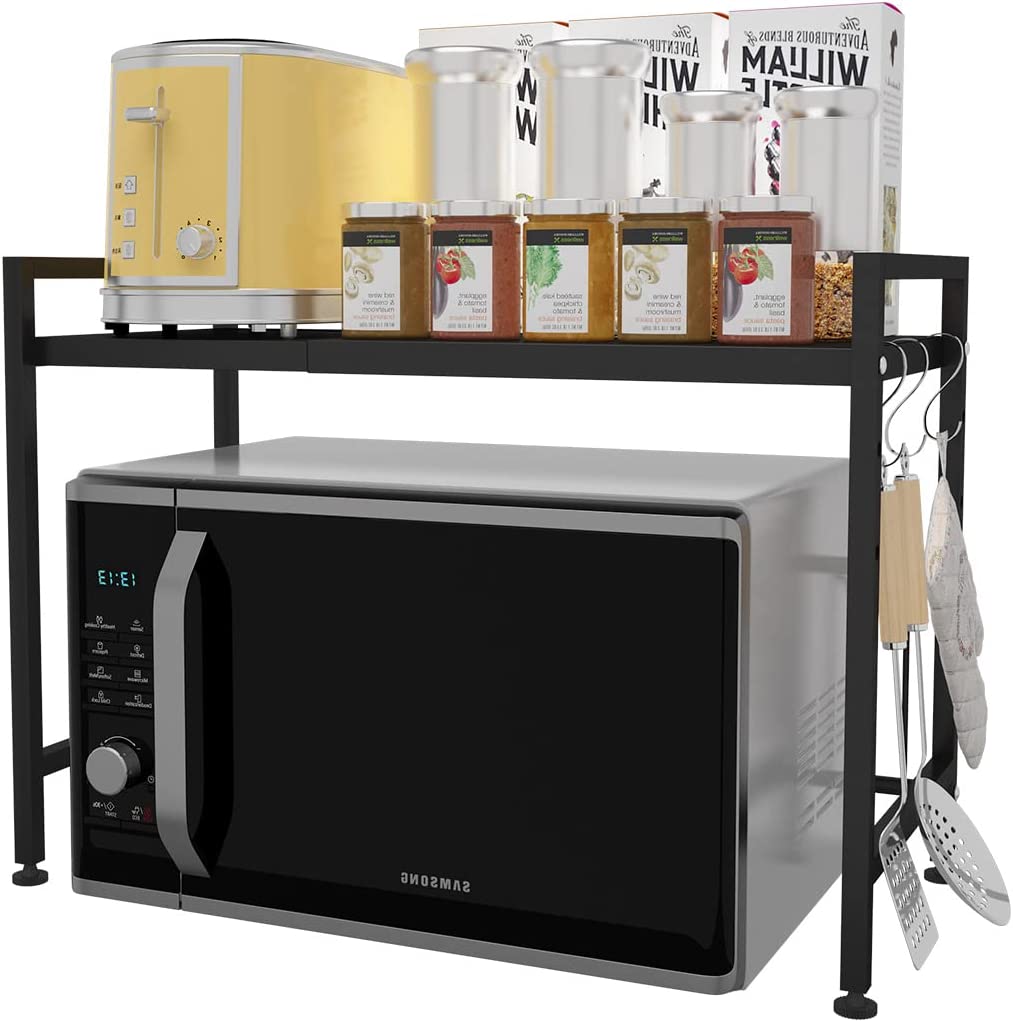 1 Tier Expandable Microwave Oven Rack