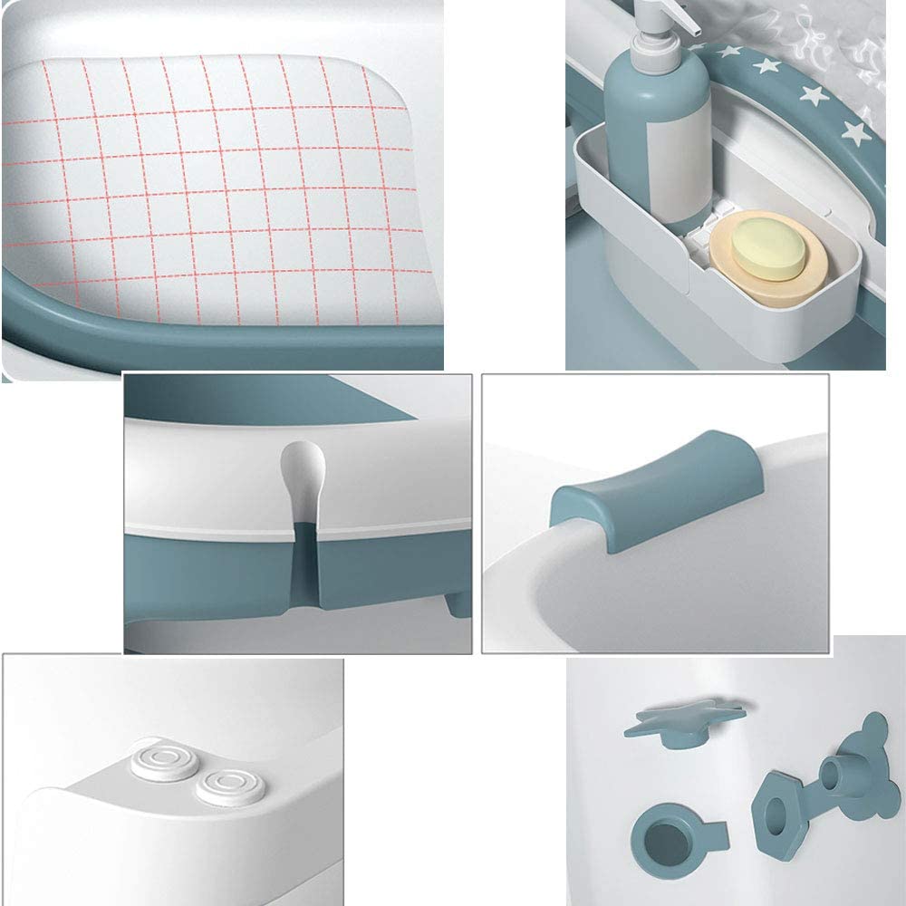 Different parts of a Unisex Portable Bathtub