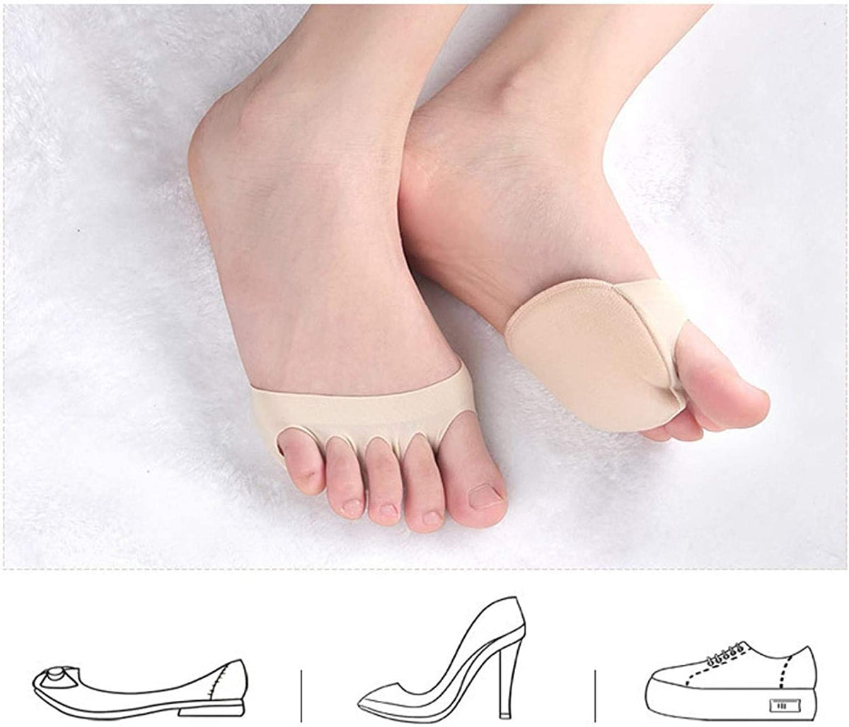 Someone is wearing Forefoot Toe Pads for Women