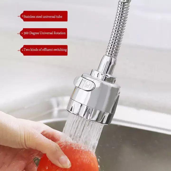 Kitchen Faucet Head 360°Swivel Water Saving 2-Function Spray Head